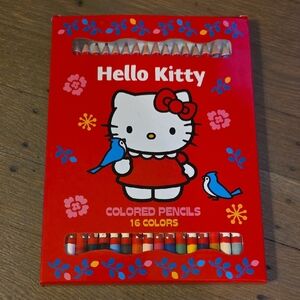 Hello Kitty- Colored Pencil Set Of 16- Vintage Collectors